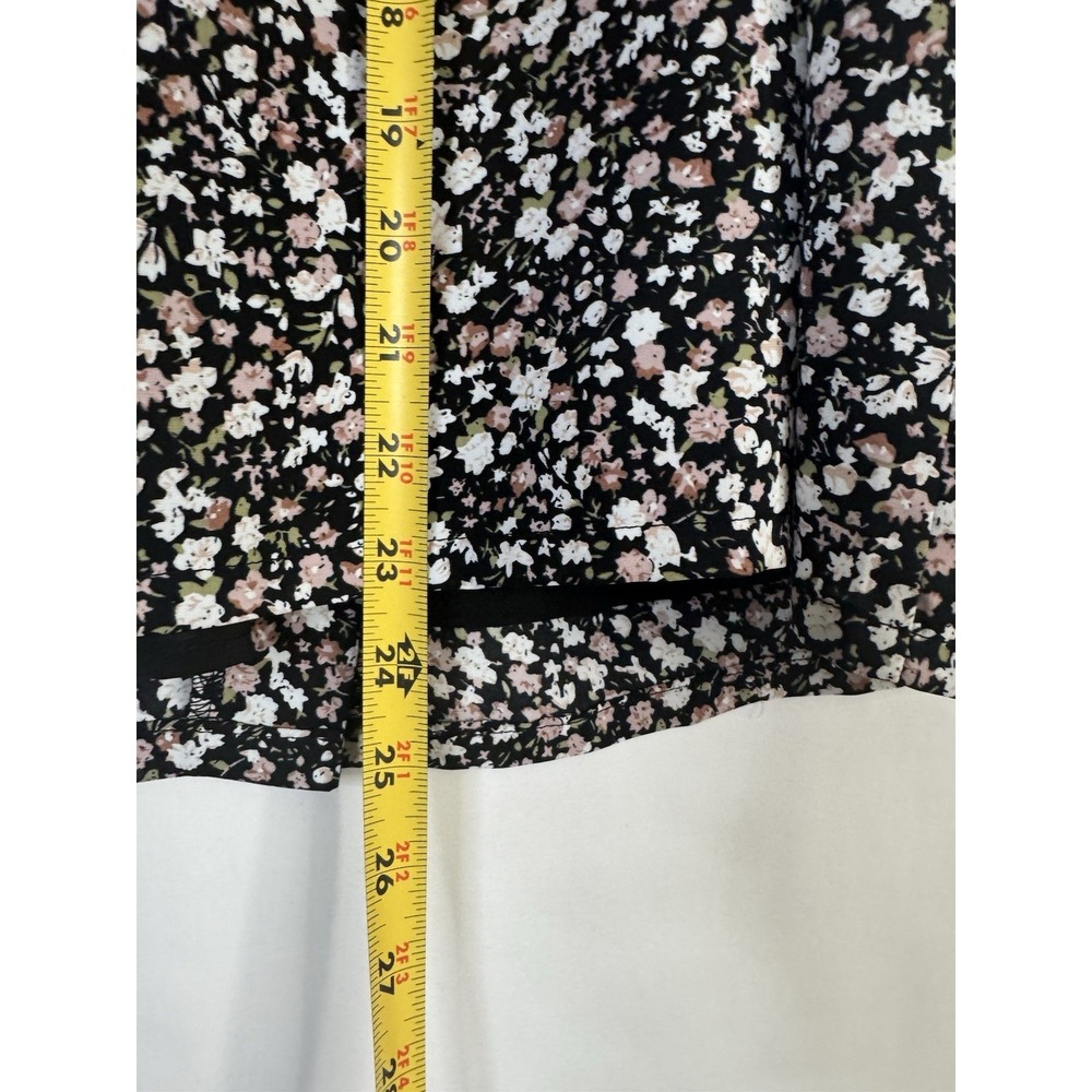 Pink Lily Floral Button Front Mini Dress Size Small UEC Print Spaghetti‎ Strap - Picture 9 of 9